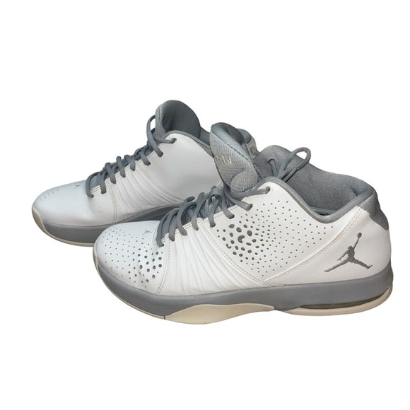 Nike Air Jordan Men's Size 11 Wolf Gray 5 AM Basketball Shoes Style 807546-100 - Picture 5 of 11